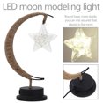 thumbnail image 3 of Lámpara de escritorio de mesa Cuerda de cáñamo Estrella LED Luz de noche Decoración (A pilas), 3 of 8