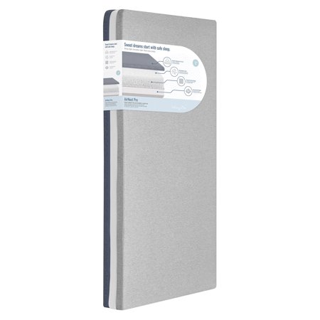 Dream On Me AirNest Pro 5" Crib & Toddler Mattress, Blue