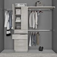 thumbnail image 3 of closet 5 cajones con puertas y maletero color blanco nordico, 3 of 8