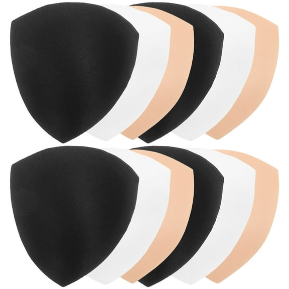 USHOBE 6Pairs Bralette Pads Inserts Round Shape Material Underwear Accessory