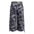 thumbnail image 5 of Women Y2K Cargo Jean Shorts Camo Cargo Shorts Y2k Baggy Long Jorts Low Rise Baggy Denim Shorts for Women (Grey L), 5 of 6