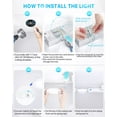 thumbnail image 6 of Ensenior 16 Pack Ultra-Thin LED Recessed Lighting 4 Inch 3CCT with Junction Box, 3000K/4000K/5000K Selectable, 9W 75W Eqv, Dimmable Can-Killer Downlight, 750LM High Brightness - ETL&Energy Star 4 Inch 5000k/4000k/3000k - 3cct White, 6 of 7