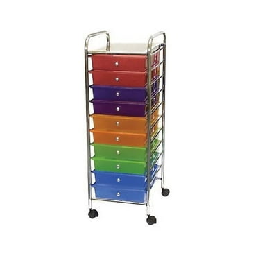 Mobile Organizer - 10-Drawer - Multiple Colors
