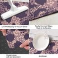 thumbnail image 3 of Purple and Pink Leopard Pattern Kitchen Rug Mat,Kitchen Runner Rugs Non Skid Washable,Decorative Kitchen Floor Mats for Kitchen,Sink,Laundry,17"X47", 3 of 5