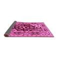 thumbnail image 2 of Ahgly Company Indoor Square Oriental Pink Industrial Area Rugs, 4' Square, 2 of 4