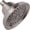 Brushed Nickel, variant on Aqua Elegante Massage & Mist Shower Head for High Pressure Showers - 2.5 GPM - Polished Chrome