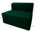D&D Futon Sleeper Chair Folding Bed Studio Sofa Guest Folded Mattress