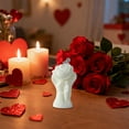 thumbnail image 2 of Romantic Love Scented Candle - Hugging Couple Lover Candle, Valentine's Day Anniversary Wedding Gift Room Decor - Rose Shaped Soy Wax Handmade Candle - Bubble Body Decor Candle, 2 of 7