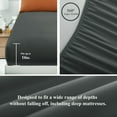 thumbnail image 3 of RUIKASI 7 Pieces Orange/Dark Grey Queen Bed Comforter Set with Sheets - Bed in a Bag with Comforter and All Season Sheets, Pillowcases, 3 of 8