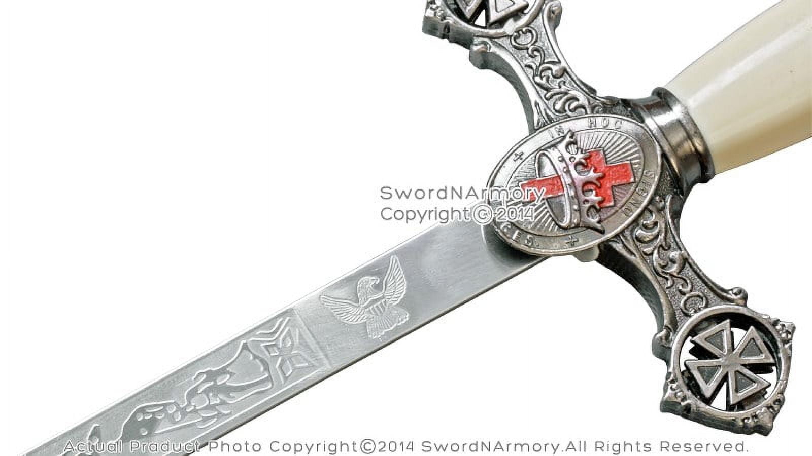 小物 Knights Templar sword chain Knights of St. John Masonic Sword Eagle Guard Chain 37.5