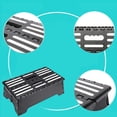thumbnail image 3 of Step Stool Portable Folding Folding Stool Kitchen Stool Folding Step Children's Footstool Anti Slip Surface and Anti Slip Feet Climbing Aid Stool for Elderly, Children, 3 of 5