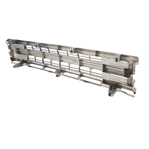 For 89-95 Pickup Truck RWD Front Grill Grille Assembly Chrome Shell Silver/Black