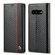 thumbnail image 3 of Premium Leather Wallet Case with Carbon Fiber Pattern for Samsung Galaxy S23 Ultra S22 S21 FE Ultra S20 FE S10 Plus A54 A53 A52 A52s A51, 3 of 5