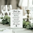 thumbnail image 4 of 50 Wedding Thank You Place Setting Cards, Great for Adding to Your Table Centerpieces and Wedding Decorations for Receptions, Pack of 50 Cards, 4 of 5
