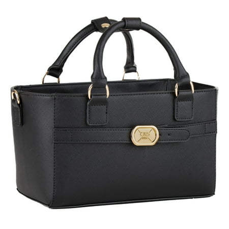 CRS Cross Rink Side Tote - Accessory Skate Bag for Figure Skating Ice Skating Roller Skating Inline Ballet Dance Cheer Tennis and Other Sports. (Black Rink Side Tote)