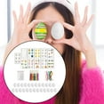 thumbnail image 3 of White Easter Eggs Craft Kit with Ribbon Painting Easter Eggs Set with Craft Craft Set Gift DIY Hanging, 3 of 9