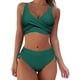 thumbnail image 2 of Cómodo traje de baño de dos piezas de vendaje de bikini sin espalda sólido para mujer Conjunto de ropa de playa OAVQHLG3B Store lin121212, 2 of 4