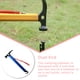 thumbnail image 3 of Naiovety Martillo de clavija para tienda, extractor de Camping multifuncional portátil de doble extremo, herramientas extractoras, accesorios Ropa Deportiva, Zapatos, 3 of 5