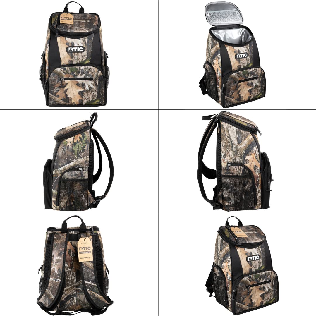 RTIC 15 Can Lightweight Backpack Insulated Cooler with Additional Storage Pockets, Kanati Camo - image 3 of 5