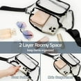 thumbnail image 6 of Clear Fanny Pack Stadium Approved - Clear Bag for Stadium Events Transparent Belt Bag for Women Men, Adjustable Waist Bag for Sports, Concerts, 6 of 9