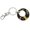 Gold, variant on Murano Glass Colors Round Keychain