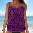 thumbnail image 5 of COMVALUE Women 2026 Tankini Swim Top Only - Tummy Control Swimsuit Bathing Suit Top (Purple, XL), 5 of 8