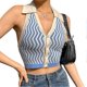 thumbnail image 1 of Knit Y2k Crop Tops Women Halter Neck Backless, 1 of 4