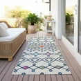 thumbnail image 6 of Addison Rugs Chantille Indoor/Outdoor Transitional Southwest Linen Washable Runner Rug, 2'3" x 7'6", 6 of 6