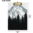 thumbnail image 3 of Coolnut Moutain Clipboard, Acrylic Standard A4 Letter Size Clip Board with Low Profile Clip for Office, Classroom, Doctor, Nurse and Teacher Gifts, 3 of 7