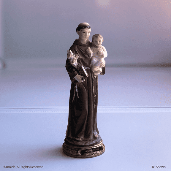 Saint Anthony of Padua Resin Satue - 12" Catholic Figurine