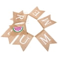 thumbnail image 4 of Miangastore 1 Pc Beautiful Burlap Letter Flag String Flag Wall Hanging Creative Tree Hanging, 4 of 8