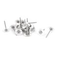 thumbnail image 1 of Unique Bargains 20 Pcs Brosses Rotatives à Roue en Nylon 25mm 1 Pieds Dia pour Polissage et Polissage Blanc, 1 of 2