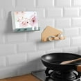 thumbnail image 4 of CNKOO Adhesive Phone Tablet Stand Wall Mount Traceless Hook Hanger Storage Rack Holder, 4 of 6