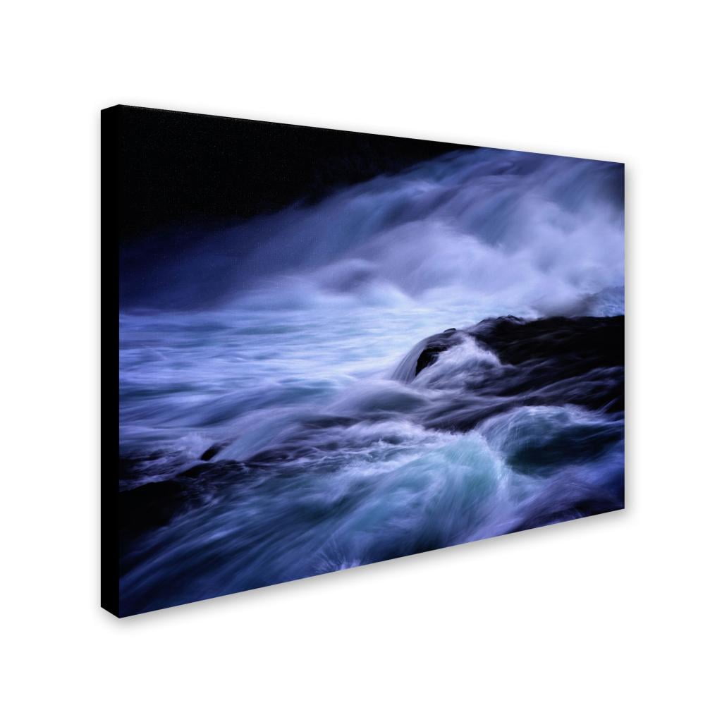 Trademark Fine Art "Blue Stream" Canvas Art by Philippe Sainte-Laudy