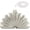 Pearl, variant on Seashell Clutch Purse for Women, Elegant Marble Evening Bag with -Tone Clasp, Wedding Party Clutch Handbags, White