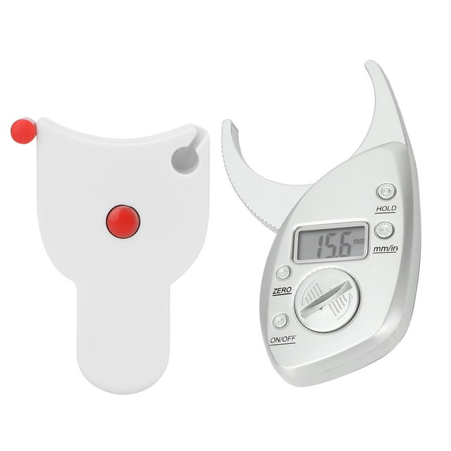 Body Fat Caliper, Rounded Edges Design Fat Calipers Portable Lightweight For Fat Measurement