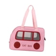 thumbnail image 2 of Bolso de portaes para mascotas bolso de viaje mascota bolso bolso de mascotas ligero bolso portátil para senderismo de transporte de perros pequeños Rosa, 2 of 8