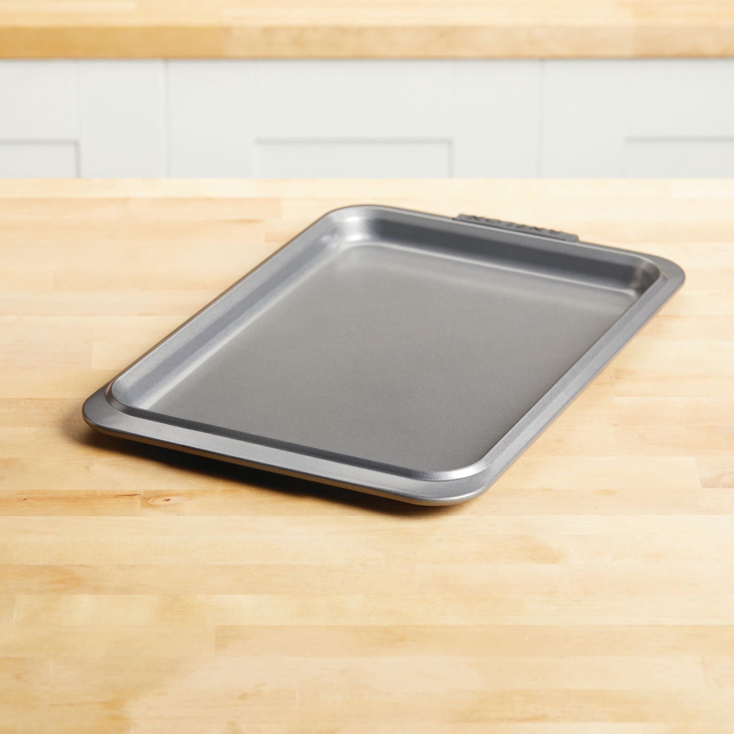 Advanced Nonstick Bakeware With Grips  Cookie Sheet / Baking - 10 Inch X 15 Gray