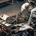 thumbnail image 2 of KUIFORTI Camo Hunting ATV Seat Cover Comfortable Easy Installation Four Wheeler Seat Cover Seats Protect Compatible with Most ATV for Sportsman, Rancher,Foreman, Scrambler, 2 of 7