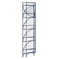 thumbnail image 5 of Convenience Concepts Xtra Storage 5 Tier Folding Metal Corner Shelf, Cobalt Blue, 5 of 6