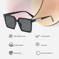 thumbnail image 3 of Gafas de sol de moda, temperamento de tiro callejero, gafas de personalidad modernas, hechas de PC, 3 of 5