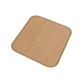 thumbnail image 2 of 16" Bamboo Seat Cushion, Cool & Breathable Summer Chair Pad with Non-Slip Backing, Cooling Bamboo Mat for Office Chair, Car Seat, Gaming Chair & Sofa, Natural Wood Style, 1PK, 2 of 7