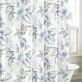 thumbnail image 2 of Tommy Bahama 72-Inch x 72-Inch Casablanca Garden Dove Shower Curtain in White, 2 of 3