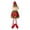 Red, variant on comerut Christmas Elf Doll Plush Soft Stuffed Long Leg Doll with Santa Hat for Indoor Outdoor Garden Windowsill Front Wall Decoration