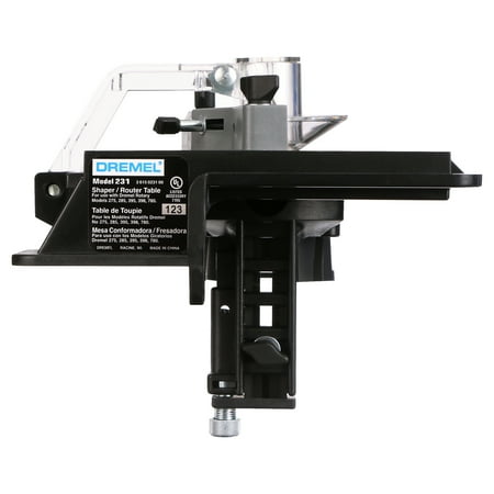 Dremel 231 Rotary Tool Shaper/Router Table to Sand, Edge, Groove, and Slot Wood