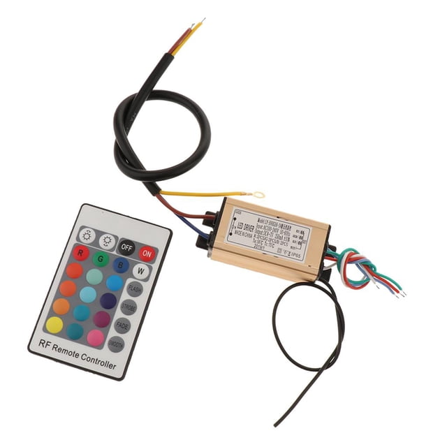 Controlador LED regulable Fuente de alimentación para lámpara led lámpara de tejado telemando Duradero, bajo shamjiam Controlador LED multicolor RGB