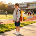 thumbnail image 5 of Back To School Backpack Lightweight Cute Backpack Multi-Layer Storage Daypack For Students, 5 of 5