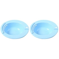 WORGEOUS 2pcs Toilet Sitz Bath Basin Pregnant Woman Wash Basin Elderly Patient Wash Basin