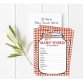 thumbnail image 2 of Inkdotpot 50-PackBaby WordScrambleBaby ShowerGame Cards Gender Neutral BBQ Party Supplies-Fun Baby Shower Game Favors, 2 of 6