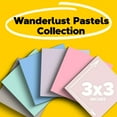 thumbnail image 3 of Post-it Super Sticky Recycled Notes, Wanderlust, 3 in x 3 in, 12 Pads, 3 of 16